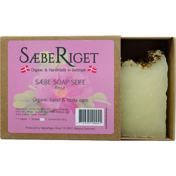 Organic Soap Rose - 100 gram