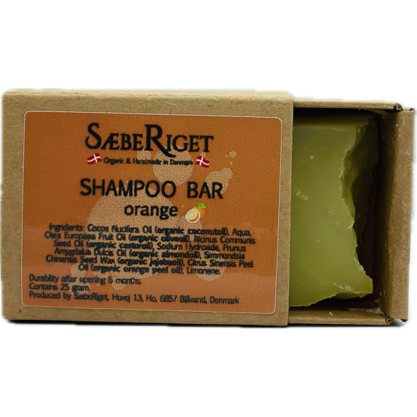 kologisk shampoo bar orange - 25 gram