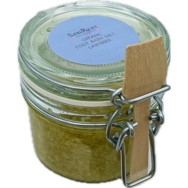 kologisk Fodbadesalt med lavendel 250 gram