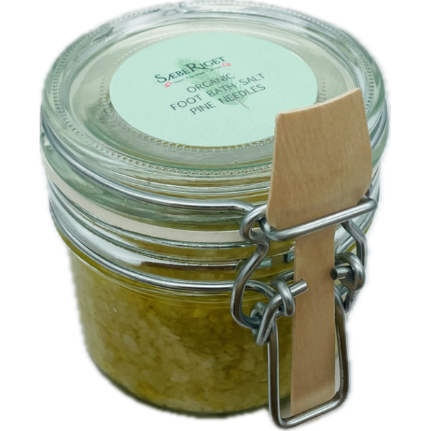 kologisk Fodbadesalt med fyrrenleolie 250 gram
