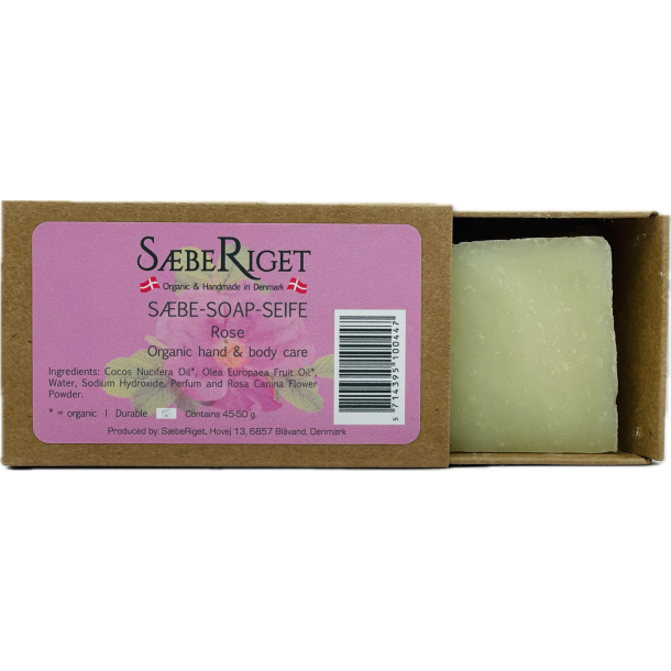 Organic Soap Rose - 50 gram